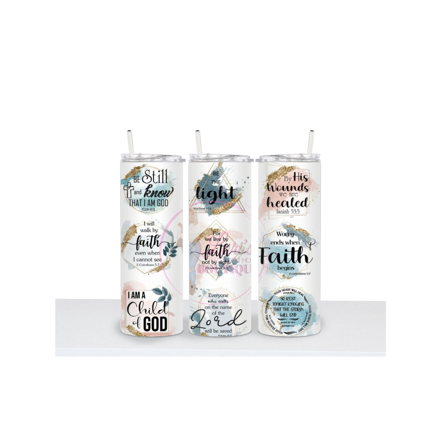 Faith Affirmation Tumbler 20 oz