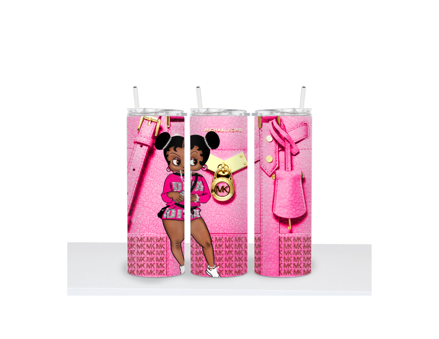 20 oz Afro Betty Boop Tumbler