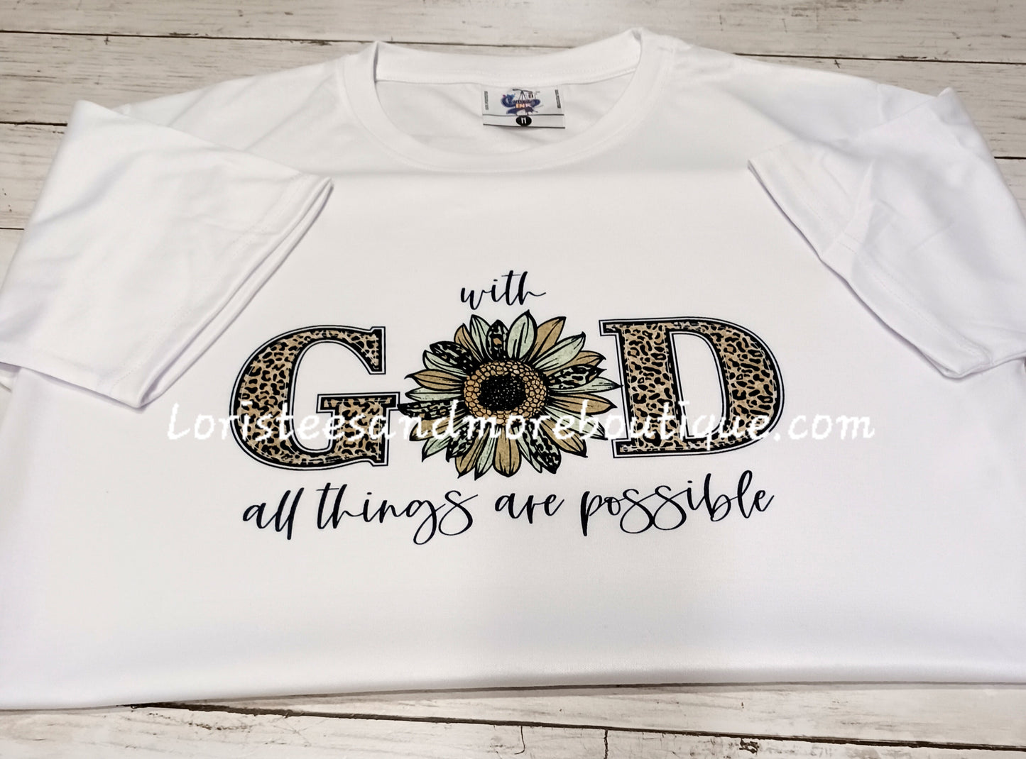 With God all things are Possible Tshirt