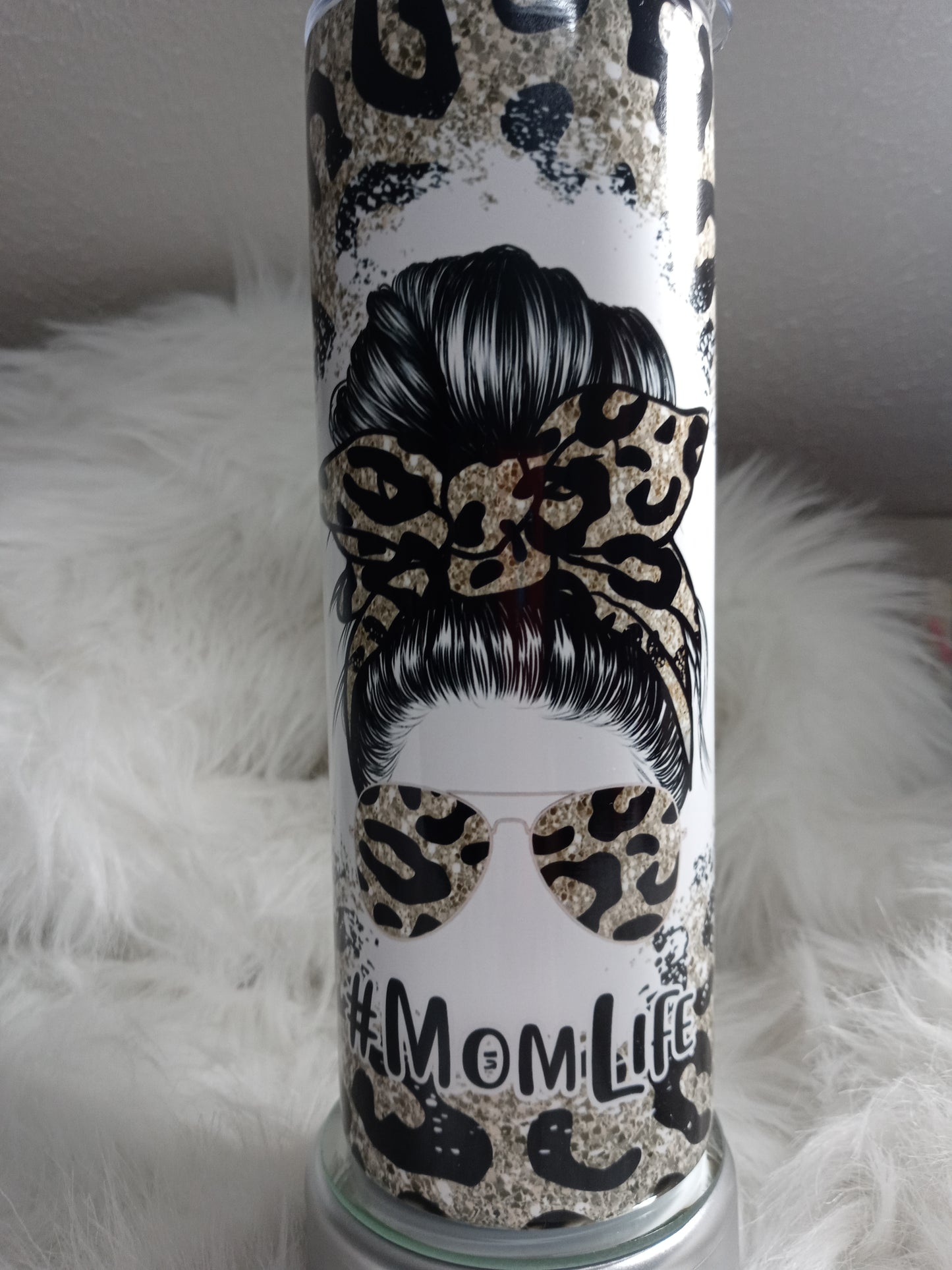 20 oz Leopard Momlife Tumbler