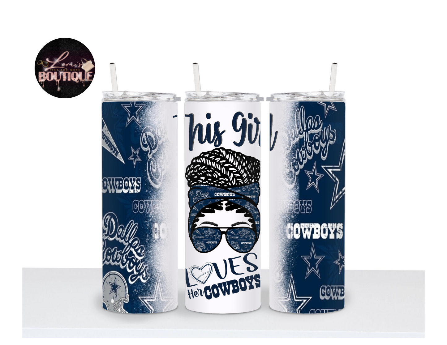 Dallas Cowboys Tumbler This Girl Loves...