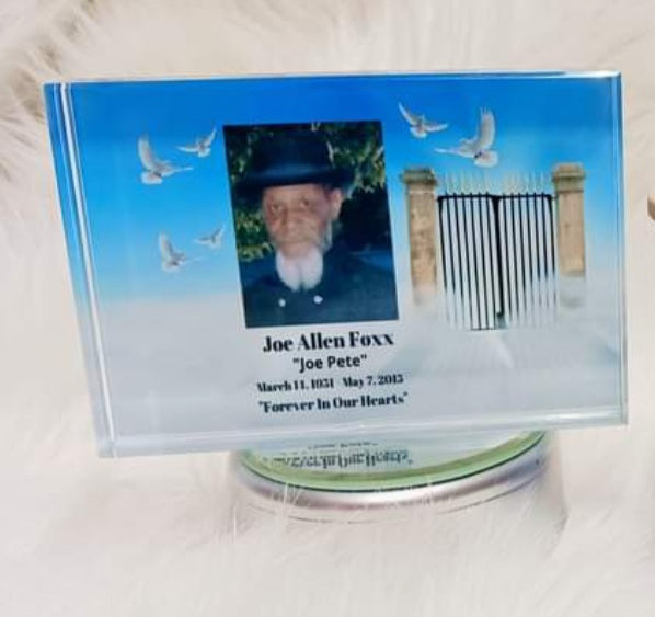 Memorial Glass Block