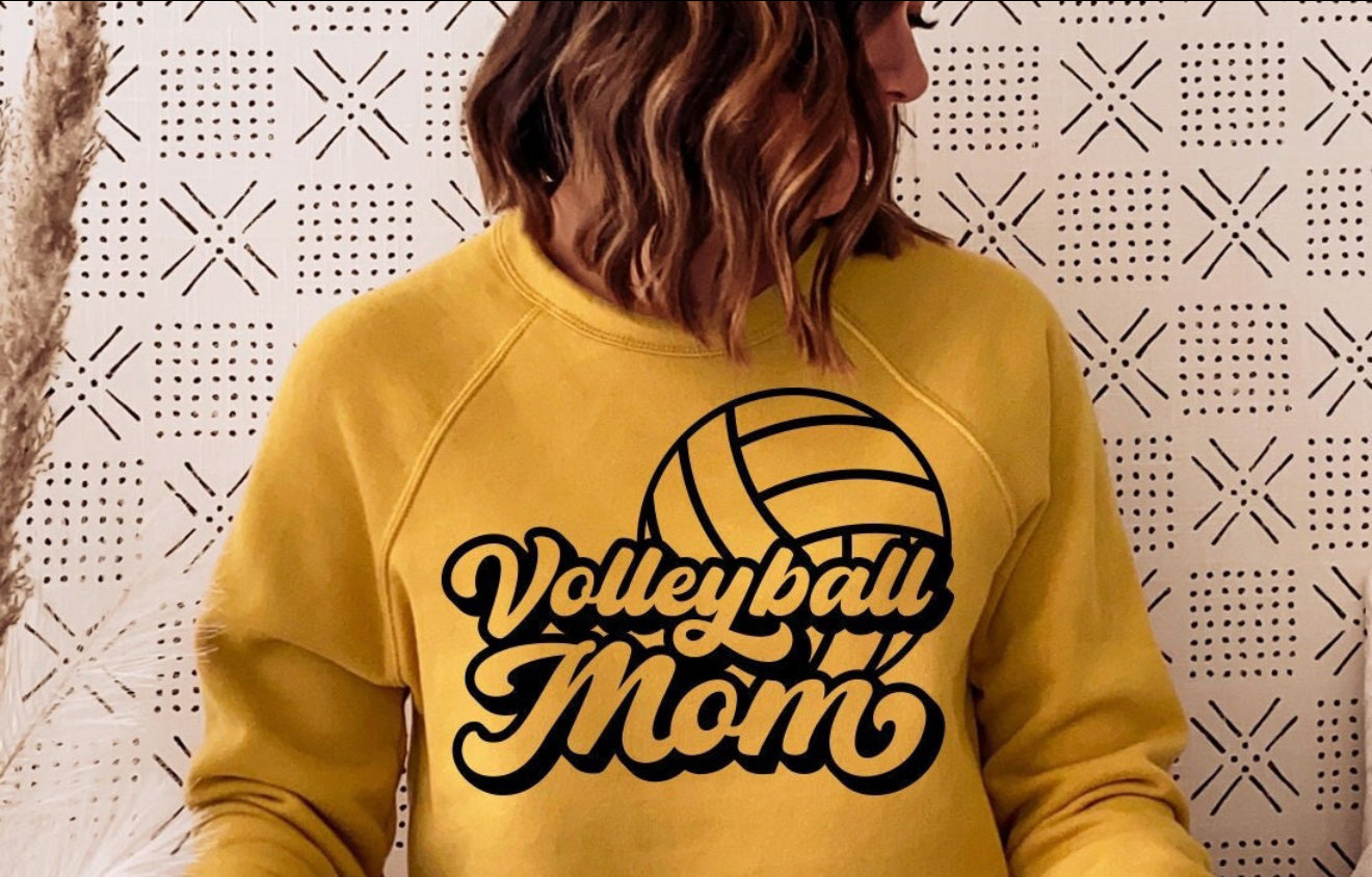 Volleyball Mom Retro