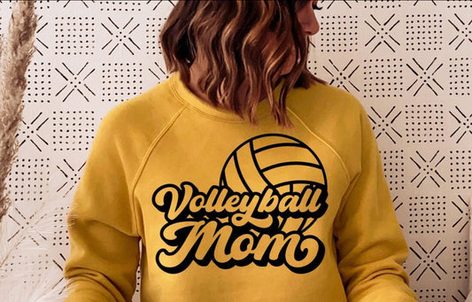 Volleyball Mom Retro